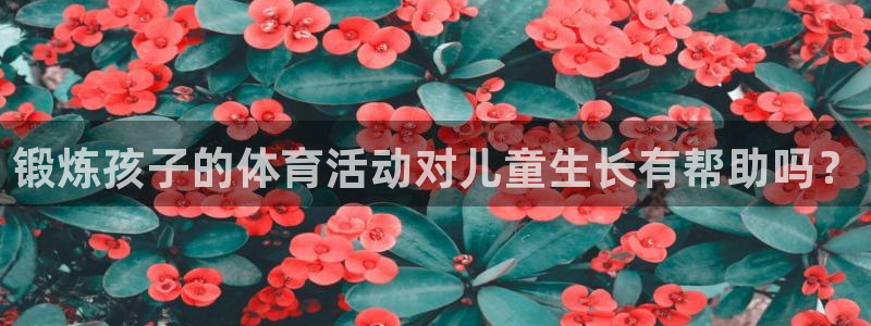 k1体育十年品牌值得信赖：锻炼孩子的体育活动对儿童生长有帮助吗？