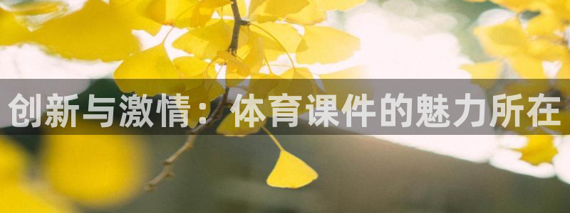 k1体育平台最新网站下载：创新与激情：体育课件的魅力所在