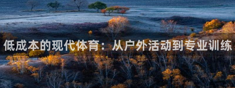 k1体育app官网登录入口：低成本的现代体育：从户外活动到专业训练